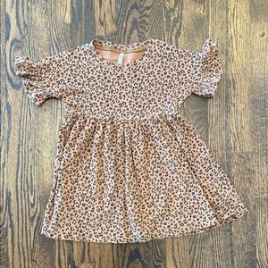 Rylee + Cru Brown Leopard Print Top